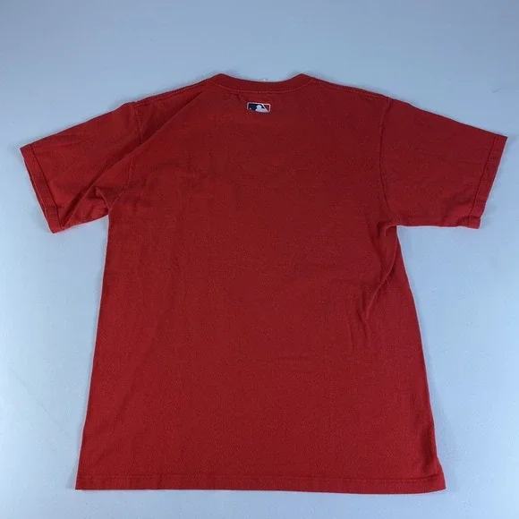 Vintage Boston Red Sox T-Shirt Mens Medium Red MLB Baseball Majestic Tee - Picture 9 of 11